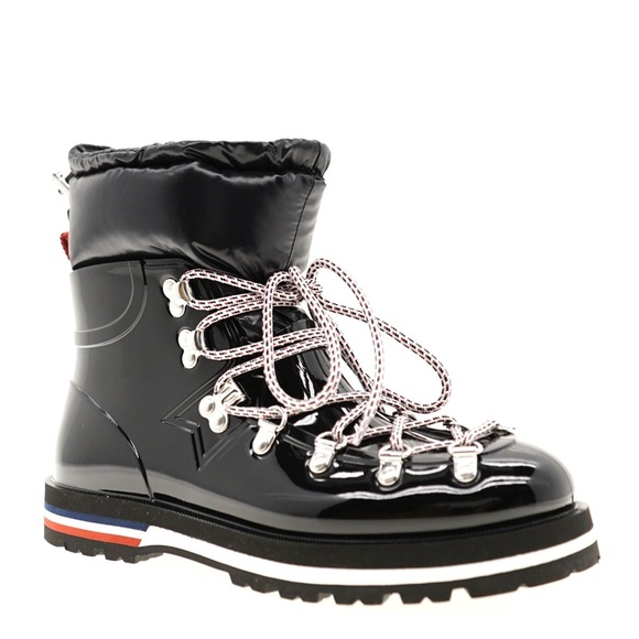Moncler Inaya Boots With Removable Insulated Down Black Size 7 New - Picture 1 of 8
